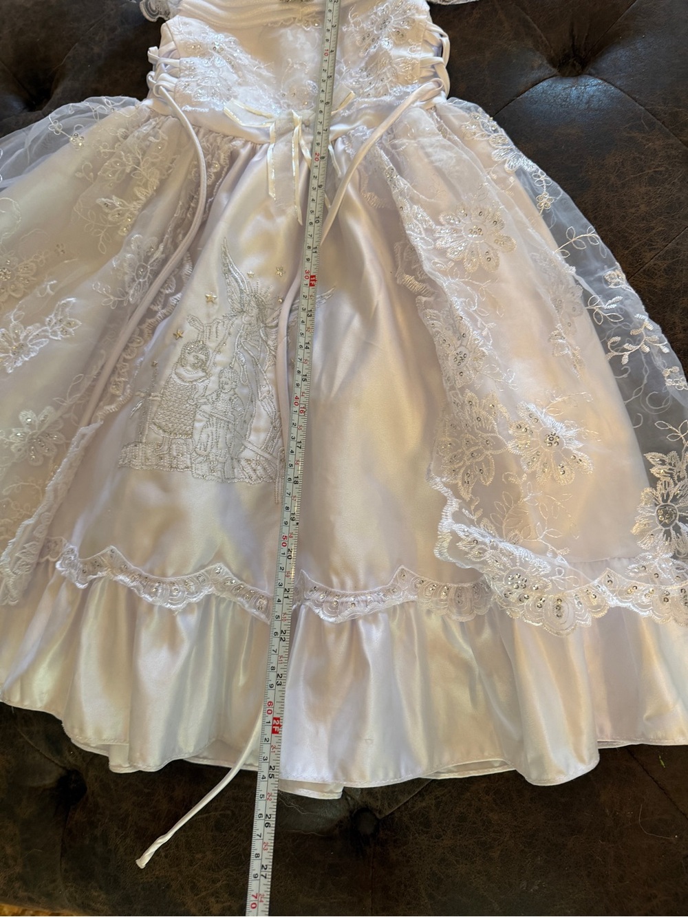 Girls formal baptism dress of first communion dress - Picture 11 of 11